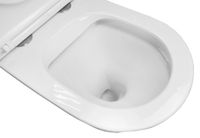 Унитаз приставной Azario Teramo 580х360х430 безободковый, быстросъемное сиденье с микролифтом арт-AZ-1003DNR — фото 7, Приставные унитазы