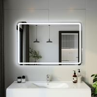 Зеркало Бриклаер Эстель-1 120 с подсветкой LED, на взмах руки арт-4627125414251 — фото 5, Зеркала в ванную комнату