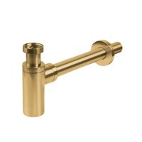 Бутылочный сифон для умывальника IDDIS Optima Home матовое золото арт-OPTMG00i84 — фото 1, Сифоны для раковины