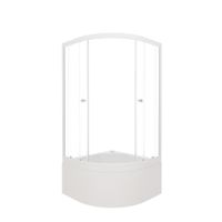 ДО Ультра 90*90 Б (5 мест+сифон D50) арт-Щ0000061800 — фото 6, Душевые уголки четверть круга