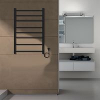 Полотенцесушитель электрический AZARIO PARMA 500/800 8 секций, диммер справа, черный арт-AZ10858B — фото 4, Электрические полотенцесушители