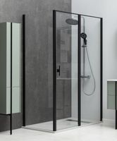 Душевой уголок Allen Brau Priority 140x100 3.31012.BBA + 3.31021.BBA черный браш 3.31012.BBA + 3.31021.BBA — фото 4, Прямоугольные душевые уголки