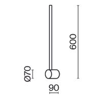 Настенный светильник (бра) Maytoni MOD237WL-L6BS3K — фото 4, Бра