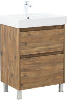Товар: Тумба под раковину Aquanet Nova Lite 2.0 60 напольная, дуб рустикальный 00346343 - фото 1 Тумба под раковину Aquanet Nova Lite 2.0 60 напольная, дуб рустикальный 00346343 — фото 1, Тумбы под раковину