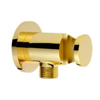 RICAMBI Держатель для лейки cо штуцером, 1/2", золото 30896 — фото 1, Держатели для душа