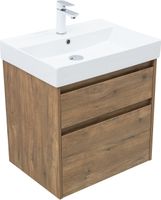 Тумба с раковиной Aquanet Nova Lite 2.0 60 2 ящ. цв. дуб рустикальный 00348189 — фото 10, Тумбы с раковиной
