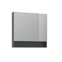 Зеркальный шкаф ORKA Malta 75 антрацит матовый арт-3001305 — фото 3, Зеркальные шкафы в ванную