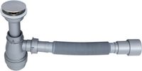 Сифон для раковины серый Aquanet d40/50 00312687 — фото 1, Сифоны для раковины