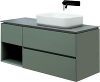 Товар: Тумба под раковину Allen Brau Infinity 120 1.21007.CGM R олива матовый - фото 9 Тумба под раковину Allen Brau Infinity 120 1.21007.CGM R олива матовый — фото 9, Тумбы под раковину