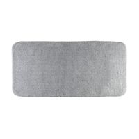 Коврик д/ванной комнаты 60х120 см., без вышивки, серый, окантовка серебро 31928 — фото 1, Коврики для ванной комнаты