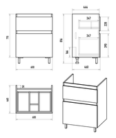 Товар: Тумба под раковину арт-П-Лак-01060-0112Я - фото 6 Тумба под раковину арт-П-Лак-01060-0112Я — фото 6, Тумбы под раковину