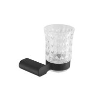 Товар: Стакан для ванной комнаты Rose RG1712H, черный - фото 1 Стакан для ванной комнаты Rose RG1712H, черный — фото 1, Стаканы для зубных щеток