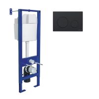 Товар: Инсталляция BERGES для скрытого монтажа унитаза АТОМ 410 кнопка Аtom Ring черная SoftTouch арт-040368 - фото 8 Инсталляция BERGES для скрытого монтажа унитаза АТОМ 410 кнопка Аtom Ring черная SoftTouch арт-040368 — фото 8, Инсталляции для унитазов