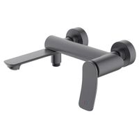 Смеситель для ванны Azario Escaro с ручным душем, керамический картридж, шланг 150 см, графит арт-AZ-K3074GR — фото 1, Смеситель для ванны