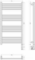 Товар: Полотенцесушитель электрический Сунержа Богема 3.1 прямая 1000х500 МЭМ правый Без покрытия 00-6005-1050 - фото 3 Полотенцесушитель электрический Сунержа Богема 3.1 прямая 1000х500 МЭМ правый Без покрытия 00-6005-1050 — фото 3, Электрические полотенцесушители