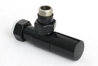 Вентиль Вентиль Сунержа угловой цилиндр (G 1/2" НР х G 3/4" НГ) RAL 9005 Глубокий черный арт-9005-1400-1234 — фото 2, Комплектующие для полотенцесушителей