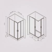 Товар: Gem душевое огражд прямоугольн.,раздвиж.двери 120x90 хром мат.,стекло прозрачн арт-W90G-403-120290-MT - фото 4 Gem душевое огражд прямоугольн.,раздвиж.двери 120x90 хром мат.,стекло прозрачн арт-W90G-403-120290-MT — фото 4, Прямоугольные душевые уголки