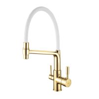 Смеситель для кухни Rose , золото арт-R658E — фото 1, Смесители для кухни