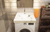 Раковина подвесная Azario Carmen 605х602х85 Белый мрамор арт-CS00078503 — фото 3, Раковины подвесные