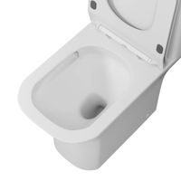 Унитаз напольный Grossman Classic GR-4464S (640х340х790) безободковый,белый с тонкой крышкой,микролифт,2 места GR-4464SQ — фото 2, Напольные унитазы