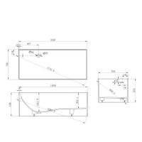 Ванна из искусственного камня ABBER Stein AS9640-1.6 белая матовая — фото 10, Ванны из искусственного камня