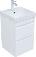 Тумба под раковину Aquanet Слим 40 белый сатин арт-00346045 — фото 7, Тумбы под раковину