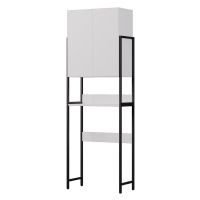 Товар: стеллаж Комфорт полки и дверцы 300 белый MFR80060WT - фото 1 стеллаж Комфорт полки и дверцы 300 белый MFR80060WT — фото 1, Стеллажи для ванной комнаты