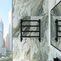 Полотенцесушитель электрический Grota Soffi K 530х600 черный Soffi K 530х600 RAL9005 EL — фото 3, Электрические полотенцесушители