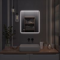 Зеркало с LED-подсветкой SIRIUS (50*60) /AQUA DE MARCO SIR50/60 — фото 2, Зеркала в ванную комнату