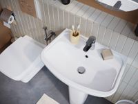 ЛОНГИ Умывальник 60см,белый,САНТЕК 1WH501756 — фото 7, Раковины подвесные