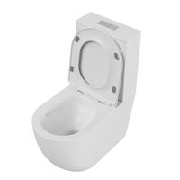 Товар: Унитаз напольный Grossman (640х360х835) безободковый,белый с тонкой крышкой,микролифт,смыв торнадо,2 места арт-GR-4494SQ - фото 2 Унитаз напольный Grossman (640х360х835) безободковый,белый с тонкой крышкой,микролифт,смыв торнадо,2 места арт-GR-4494SQ — фото 2, Напольные унитазы