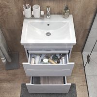 Тумба под раковину VIGO Grani 60 напольная белый (201) — фото 5, Тумбы под раковину