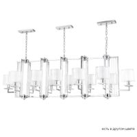 Люстра арт-NICOLAS SP12 L1600 NICKEL/WHITE — фото 3, Люстры