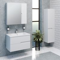 Тумба подвесная PALERMO 80 /2ящ/ AQUA DE MARCO 2080CPAL/FL/H — фото 7, Тумбы под раковину