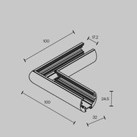 Товар: Комплектующие для трековой системы Technical TRAM034CL-R-41B - фото 2 Комплектующие для трековой системы Technical TRAM034CL-R-41B — фото 2, Комплектующие для освещения