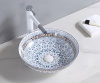 Товар: Раковина чаша Bronze de Luxe Марракеш 1008, синий - фото 4 Раковина чаша Bronze de Luxe Марракеш 1008, синий — фото 4, Раковины накладные