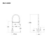 BOND Smart Смеситель для кухни под фильтр с краном для питьевой воды арт-B61-0400 — фото 13, Смесители для кухни