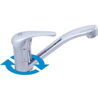 Смеситель Sazava для умывальника с повороыным изливом 150 мм,высота 117мм, арт-SA515.5 — фото 3, Смесители для раковины