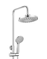 OneLife душевая система с смесителем для ванны/душа, хром арт-P01-911cr — фото 1, Душевые стойки