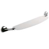 Товар: Полочка COLOMBO DESIGN MELO B1216 стеклянная цвет хром - фото 3 Полочка COLOMBO DESIGN MELO B1216 стеклянная цвет хром — фото 3, Полки