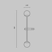 Настенный светильник (бра) Maytoni арт-MOD285WL-L10BS3K — фото 2, Бра