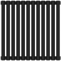 Отопительный радиатор Сунержа Эстет-00 500х540 12 секций Матовый чёрный арт-31-0332-5012 — фото 4, Радиаторы отопления