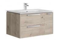 LAGO Тумба под раковину VICTORIA 80, светлый дуб, ROCA арт-7857296444 — фото 1, Тумбы под раковину