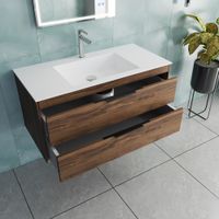 База под раковину Chiara 2D 1000 подвесная, 2 выкатных ящика soft-close, С.Oak арт-VMC-2C2100CO — фото 6, Тумбы под раковину