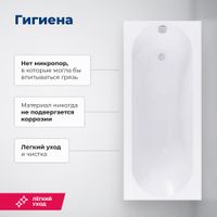 Акриловая ванна Aquanet Lotos 165x70 (с каркасом) 00330873 — фото 10, Акриловые ванны