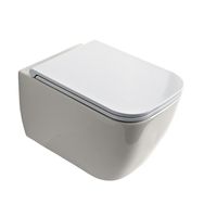 Унитаз Scarabeo TEOREMA 2.0 подвесной безободковый цвет белый матовый арт-5126/TW 41 — фото 1, Подвесные унитазы