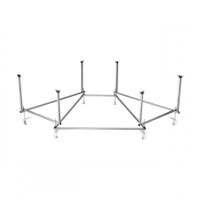 Монтажный комплект для ванны САН-ПАУЛУ 150х150 см. (рама, слив-перелив с сифоном, крепеж к стене, кр 1WH302400 — фото 2, Ванны и комплектующие