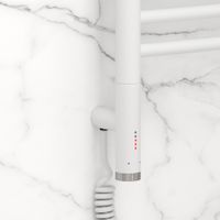 Полотенцесушитель электрический Сунержа Богема 3.1 выгнутая 800х400 МЭМ левый Матовый белый арт-30-6002-8040 — фото 2, Электрические полотенцесушители