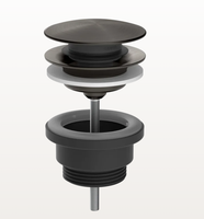 Товар: Донный клапан, Gessi, 1 1/4, диаметр, мм-66, для раковины, тип-автоматический, Stop&Go, форма крышки-круглая, цвет-Black Metal Brushed PVD, без слива-перелива арт-54599.707 - фото 2 Донный клапан, Gessi, 1 1/4, диаметр, мм-66, для раковины, тип-автоматический, Stop&Go, форма крышки-круглая, цвет-Black Metal Brushed PVD, без слива-перелива арт-54599.707 — фото 2, Донные клапаны