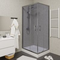 Ограждение VIVA90B N душевое Ceruttispa без поддона (90x90x195) — фото 37, Прямоугольные душевые уголки
